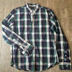 J. Crew long sleeve men's button down shirt